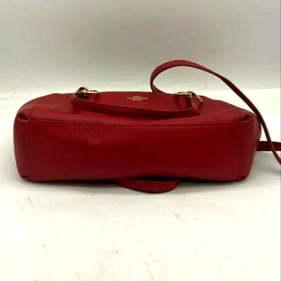 Coach Small Christie Carryall in Crossgrain Leather Tote Crossbody Handbag purse - Picture 8 of 8